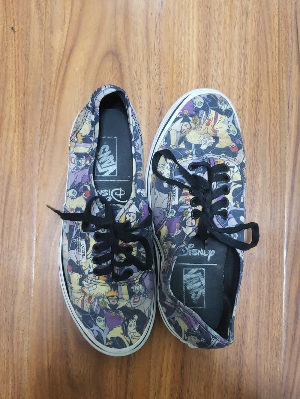 Vans Disney Villains Canvas Sneakers - Black, Purple, Yellow